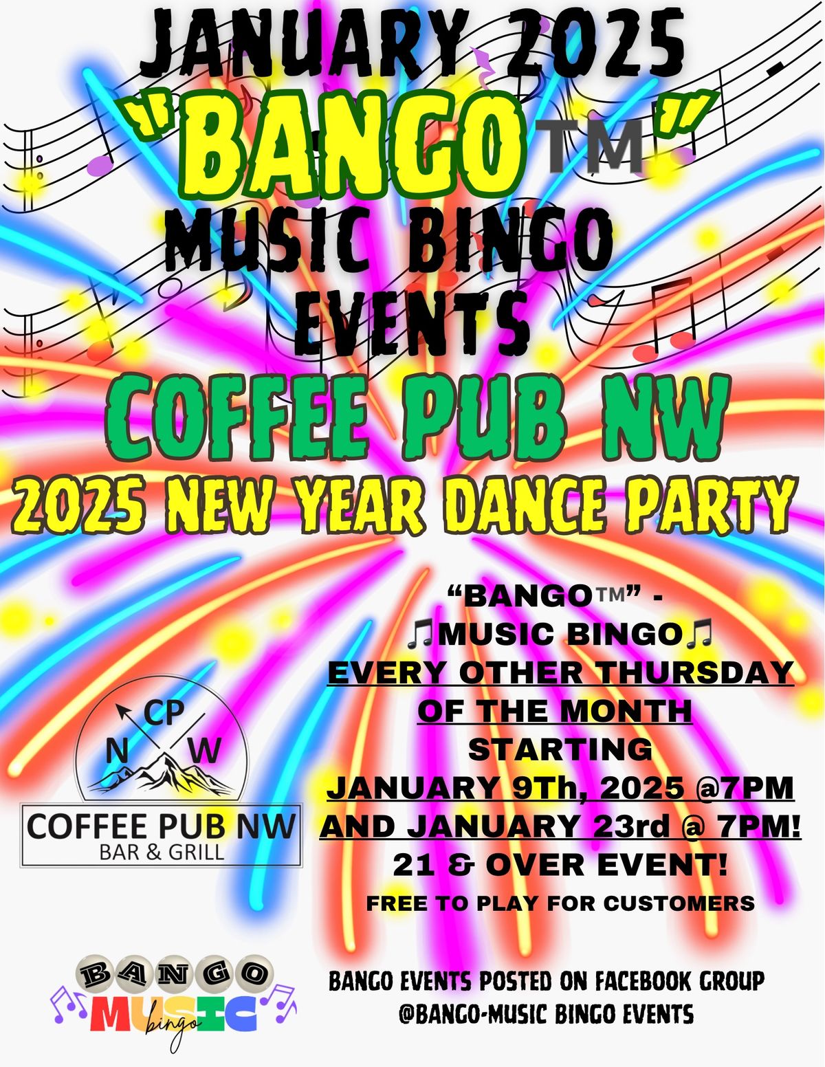 \u201cBANGO\u2122\ufe0f\u201d - MUSIC BINGO