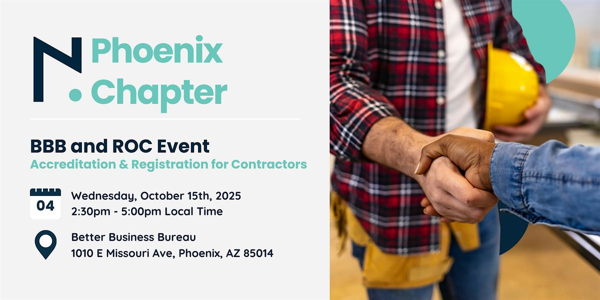 NHCA Phoenix - BBB Benefits + ROC Licensing for Contractors