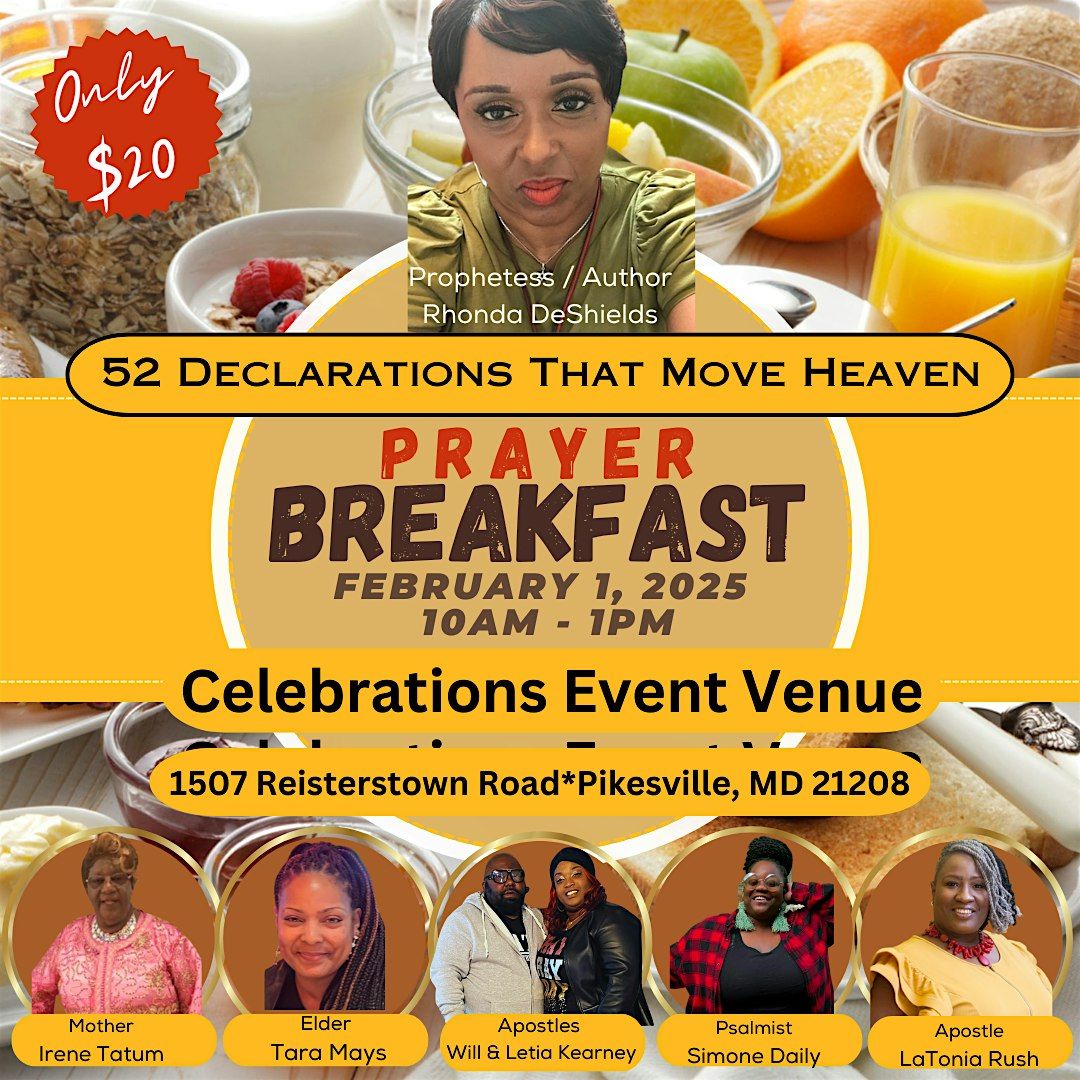 52 Declarations Prayer Breakfast