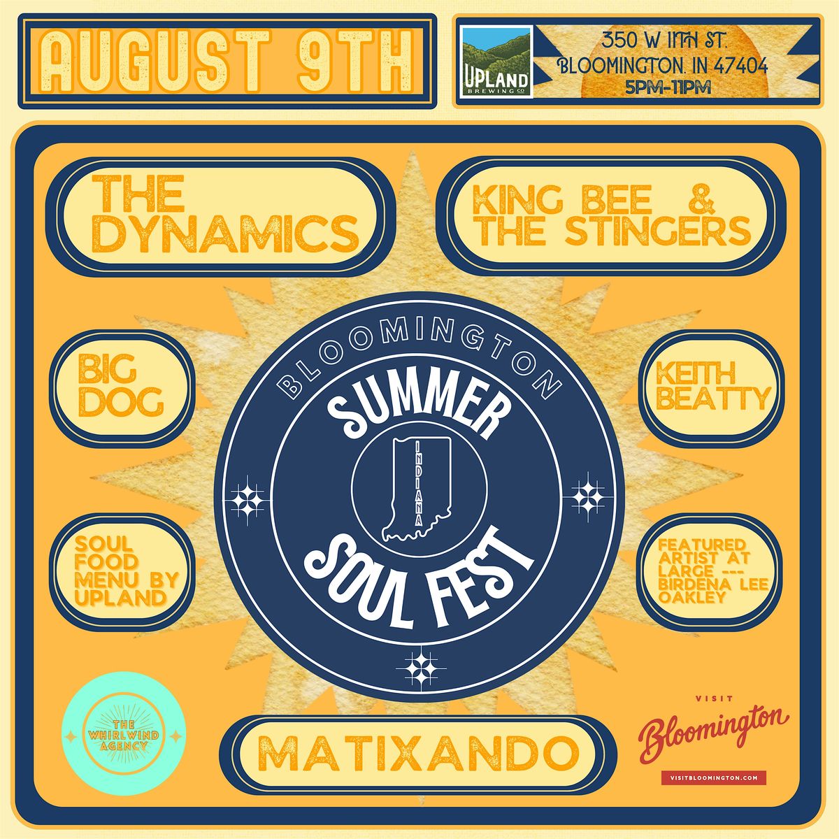 Bloomington Summer Soul Fest at Upland Brewing Co