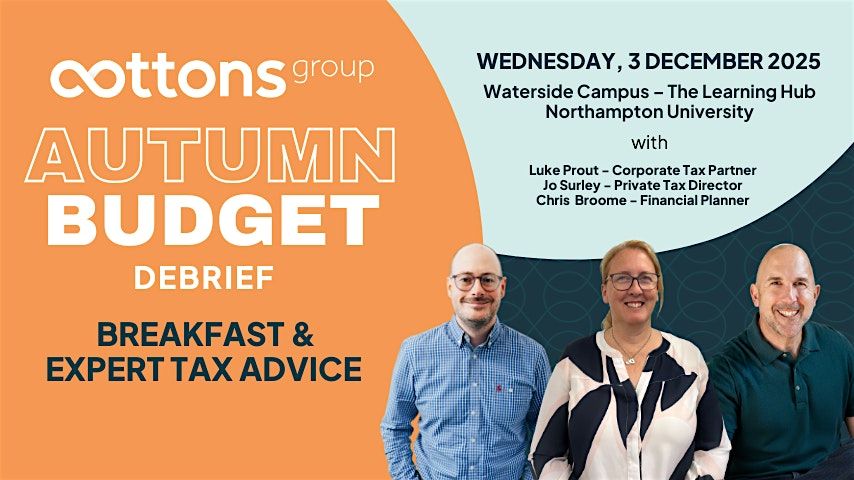 Cottons Group Northampton: post-Budget breakfast debrief