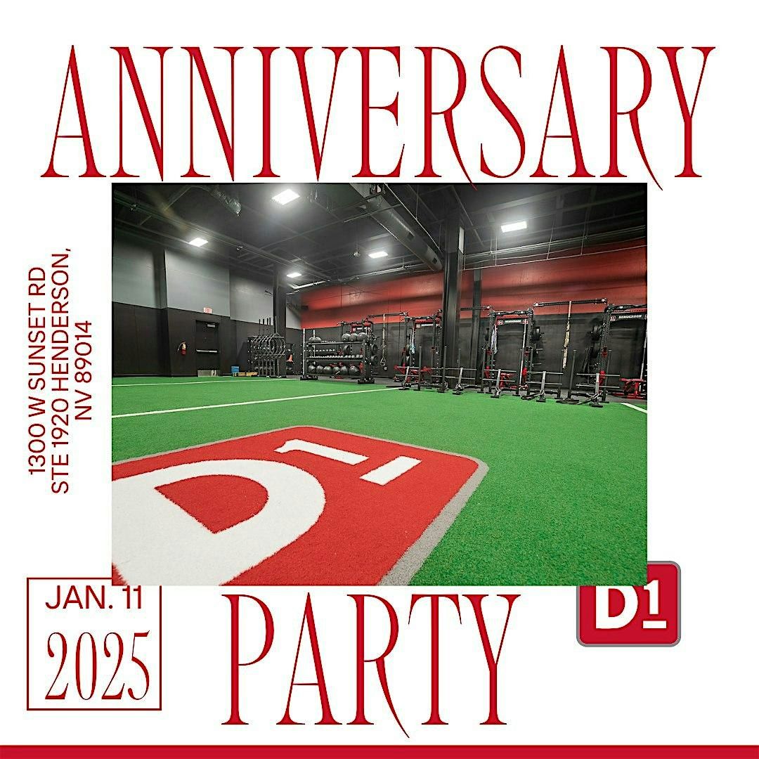 D1 TRAINING - 3 YEAR ANNIVERSARY PARTY