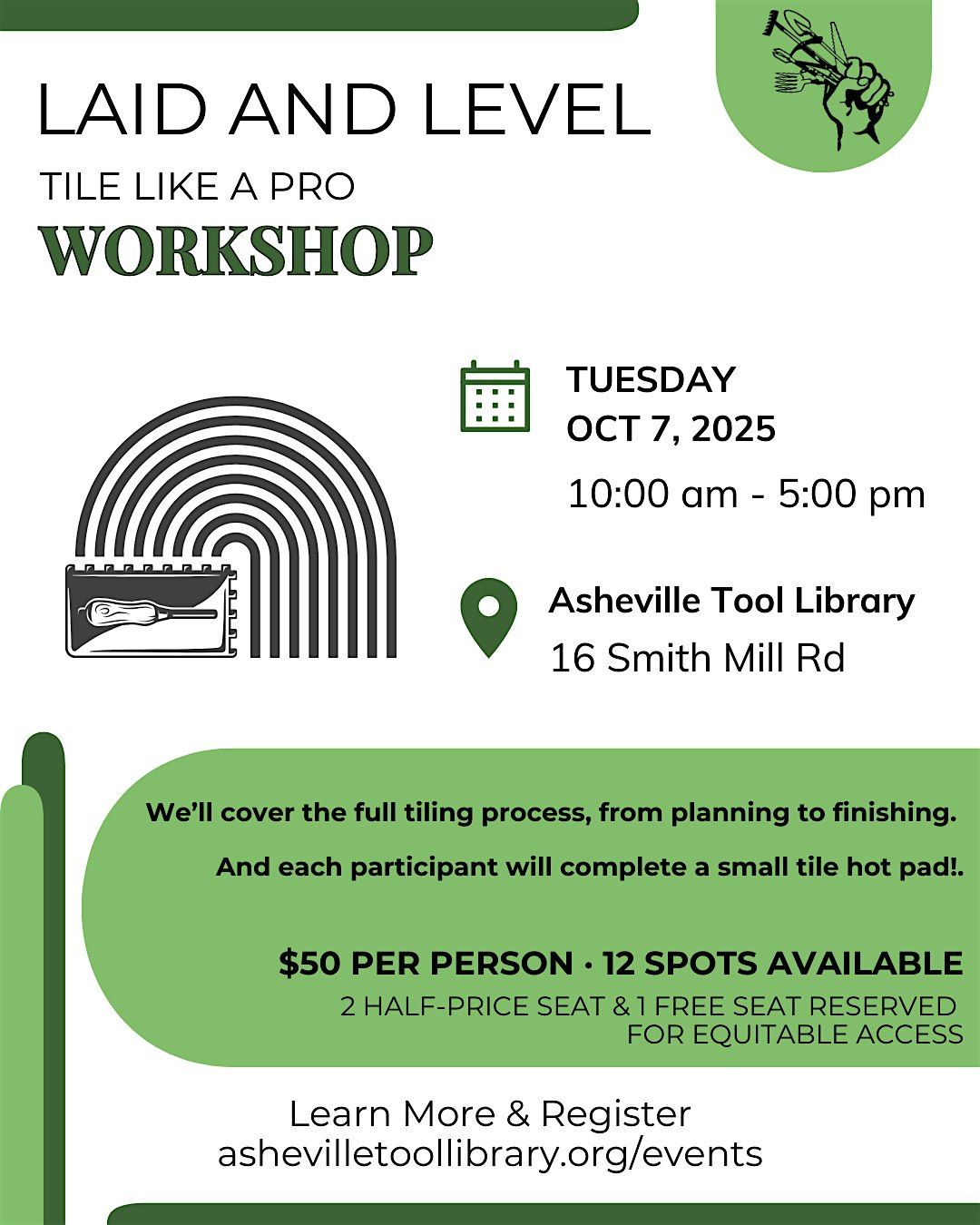 Laid and Level: Tile like a Pro Workshop