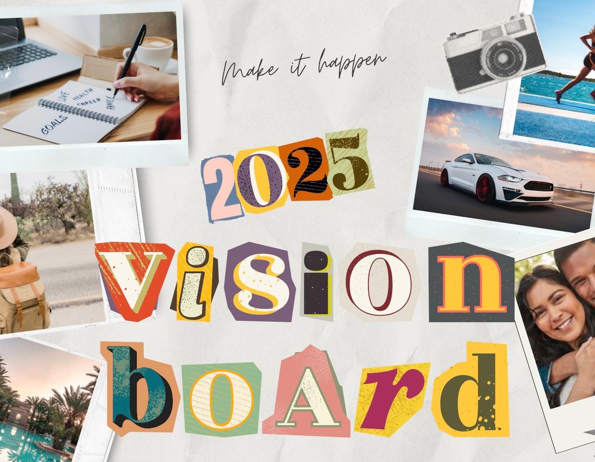 2025 Vision Board - Construye tus sue\u00f1os \ud83c\udf1f 