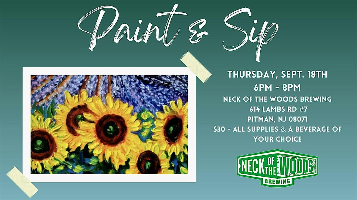 Neck of the Woods Paint & Sip