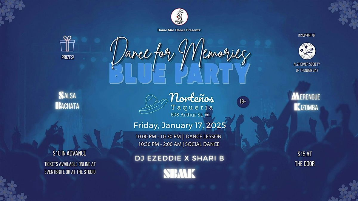 Dance for Memories Blue Party