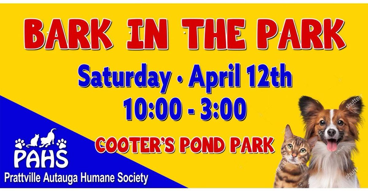 PAHS Bark in the Park