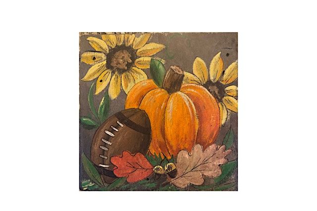 Fall Football and Pumpkin Slate