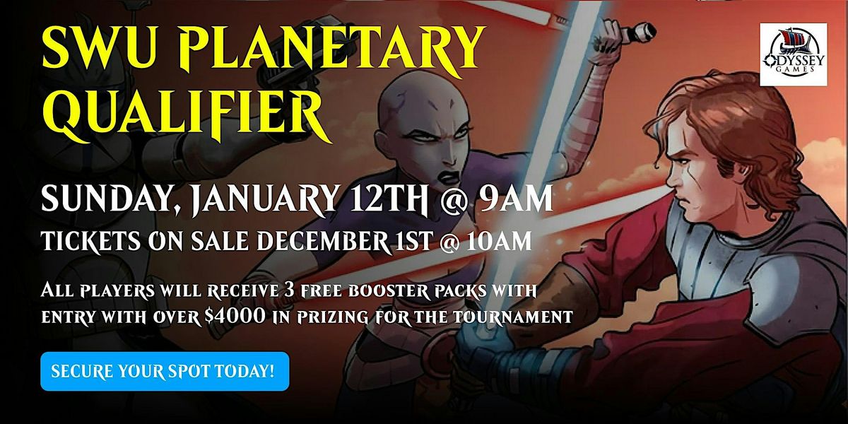 Star Wars Unlimited Planetary Qualifier #2