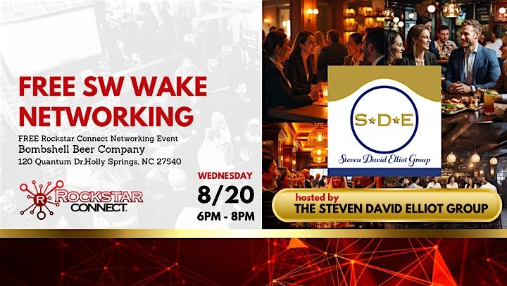 Free SW Wake Rockstar Connect Networking Event  (August, NC)