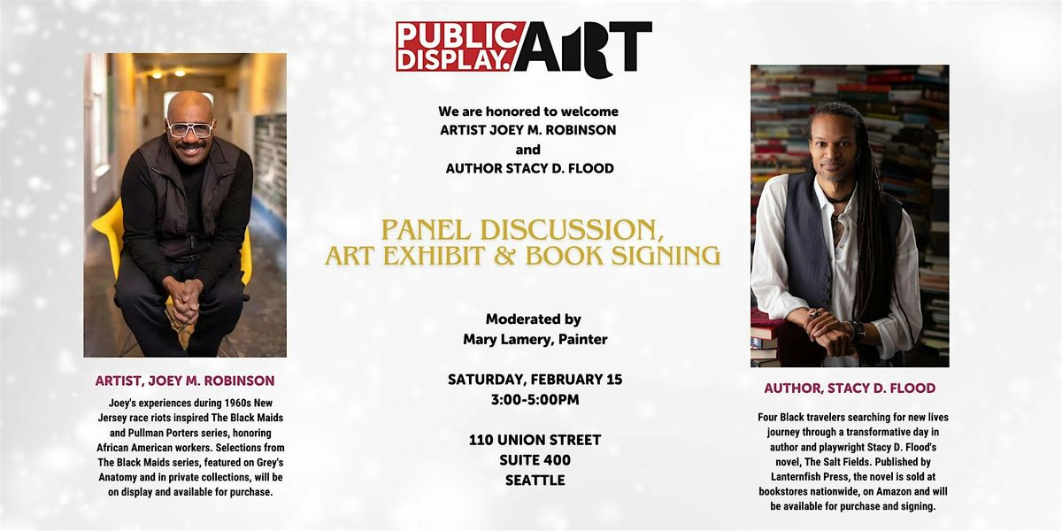 Art Talk and Book Signing with Stacy D. Flood and Joey Robinson