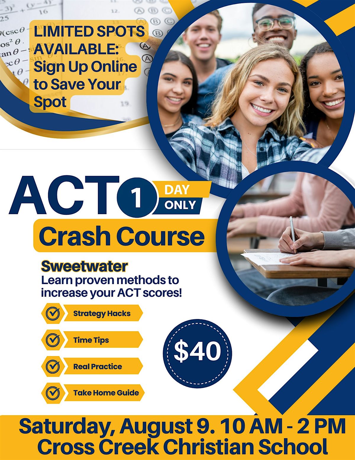 ACT Crash Course \u2022 1 Day Only