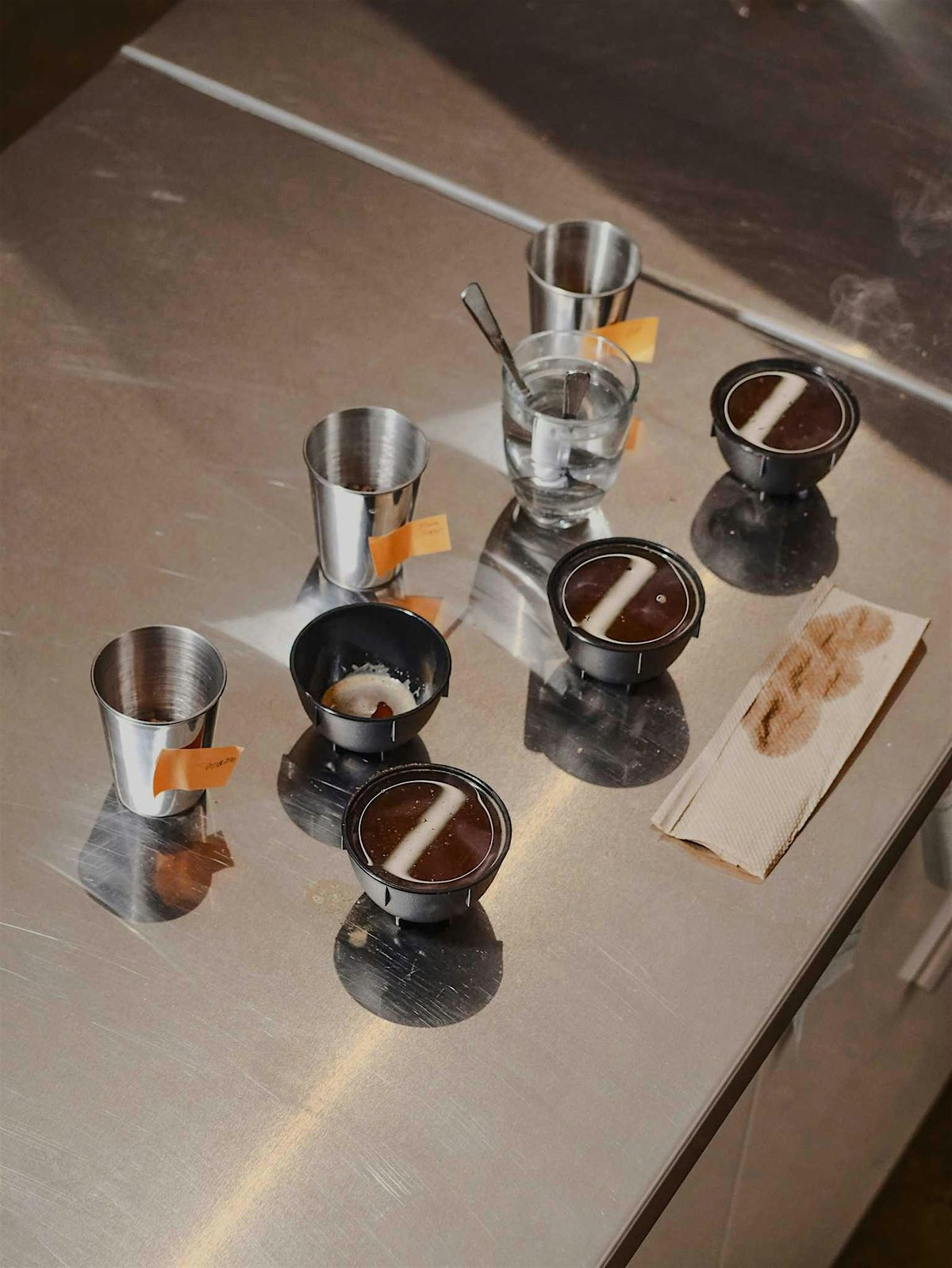 seasonal coffee cupping - guided tasting showcasing specialty. Burnaby