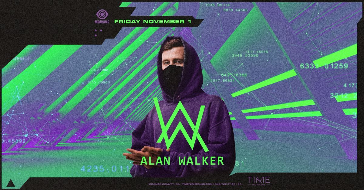 Alan Walker at TIME Nightclub [11\/1]