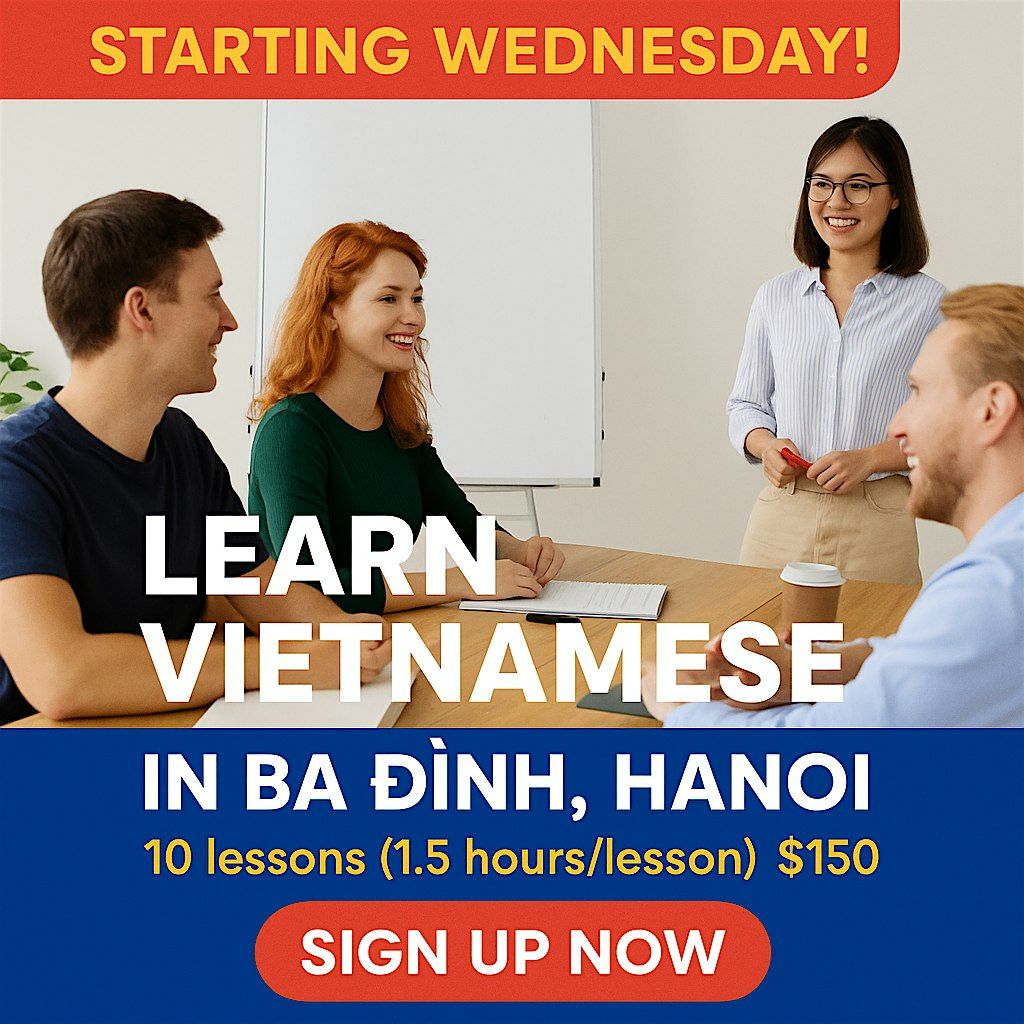 Group Vietnamese Class in Ba Dinh, Ha Noi