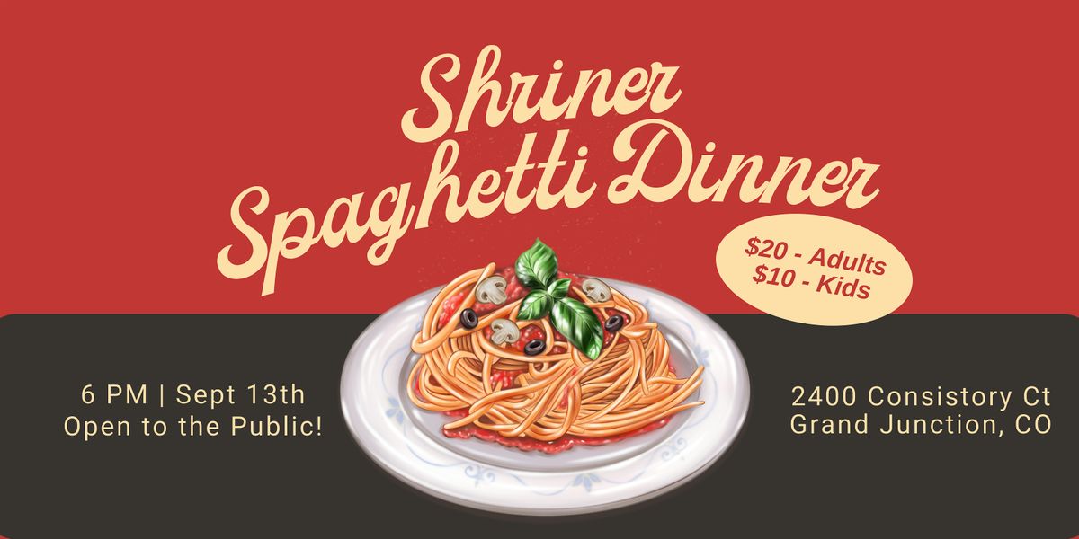 Spaghetti Dinner Fundraiser