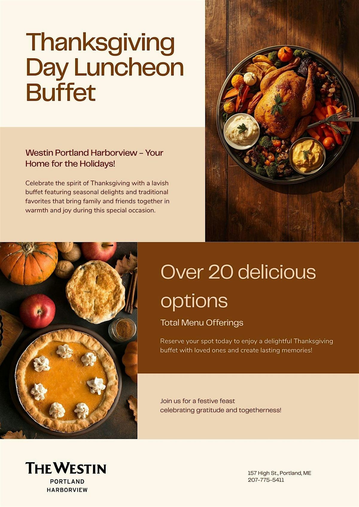 Thanksgiving Day at Westin Portland Harborview