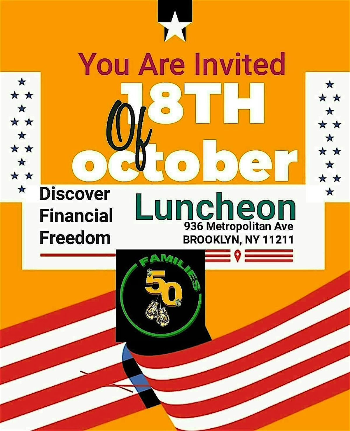 DISCOVER Financial Freedom Luncheon!