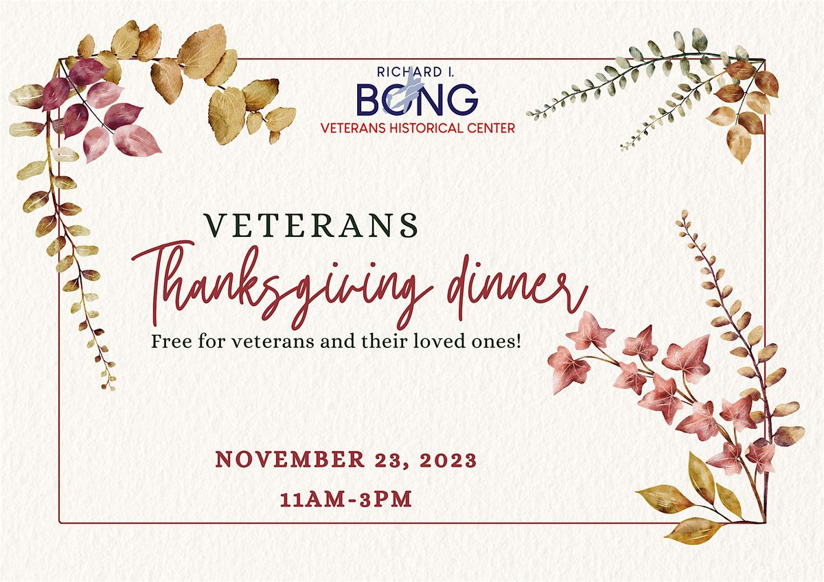 Veteran's Thanksgiving Dinner