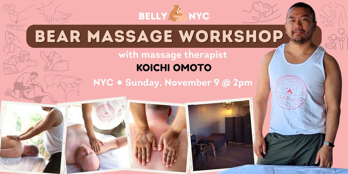 Bear Massage Workshop (in NYC)