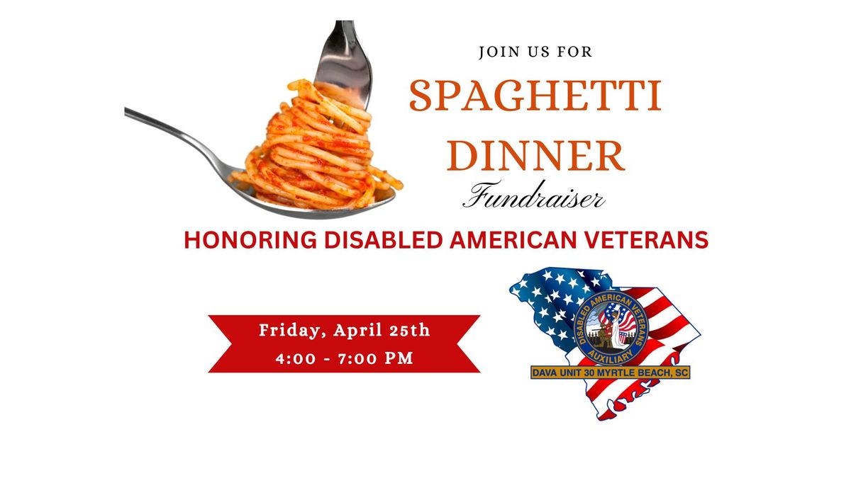 DAV Spaghetti Dinner Fundraiser