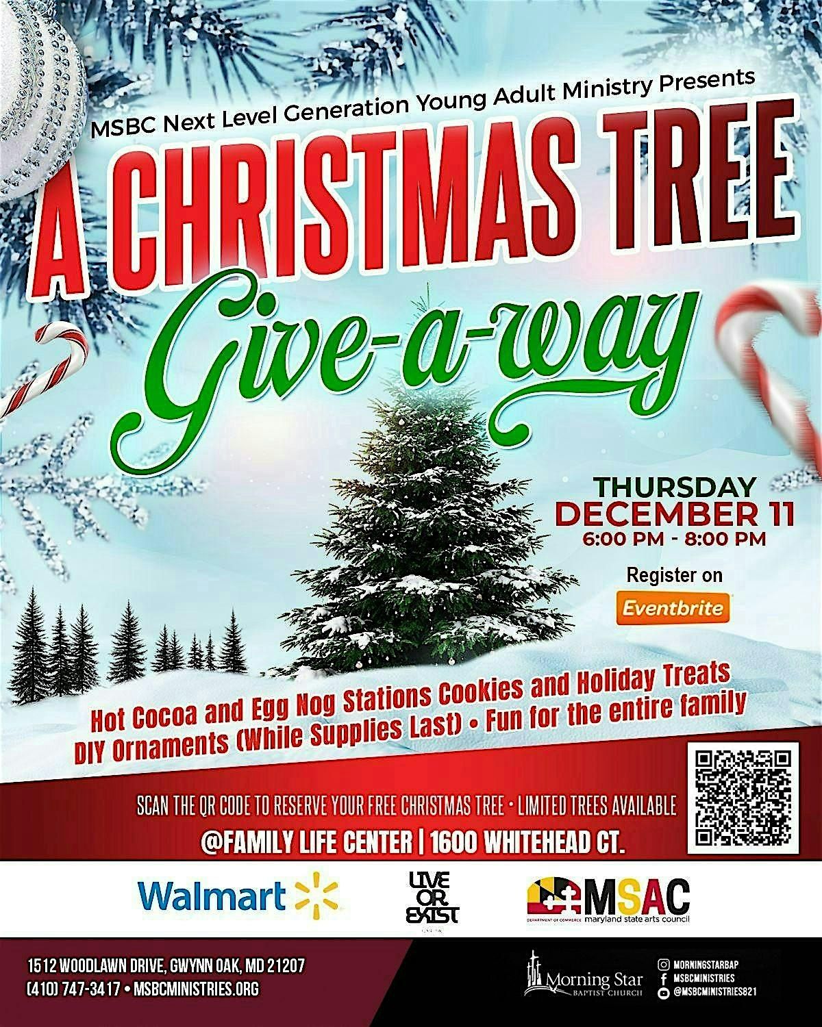 A Christmas Tree Giveaway