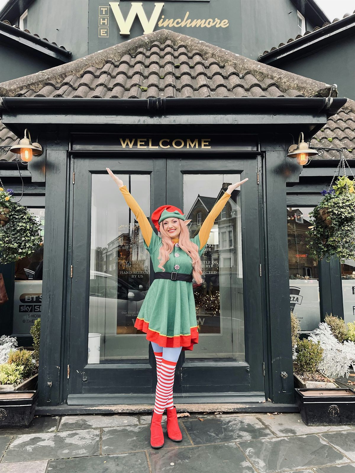 Candy The Elf Christmas breakfast at The Winchmore