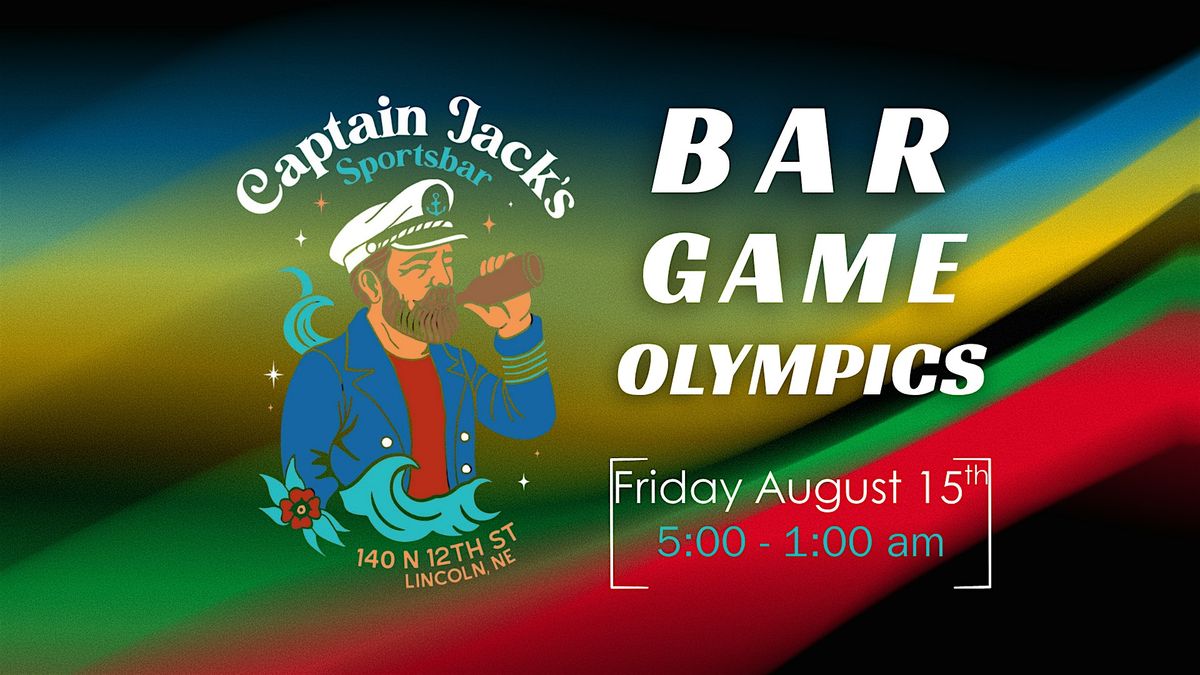 Bar Game Olympics at Captain Jack's!