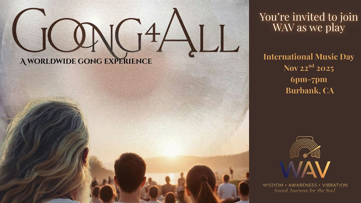 Gong4All: A Worldwide Gong Event on International Music Day