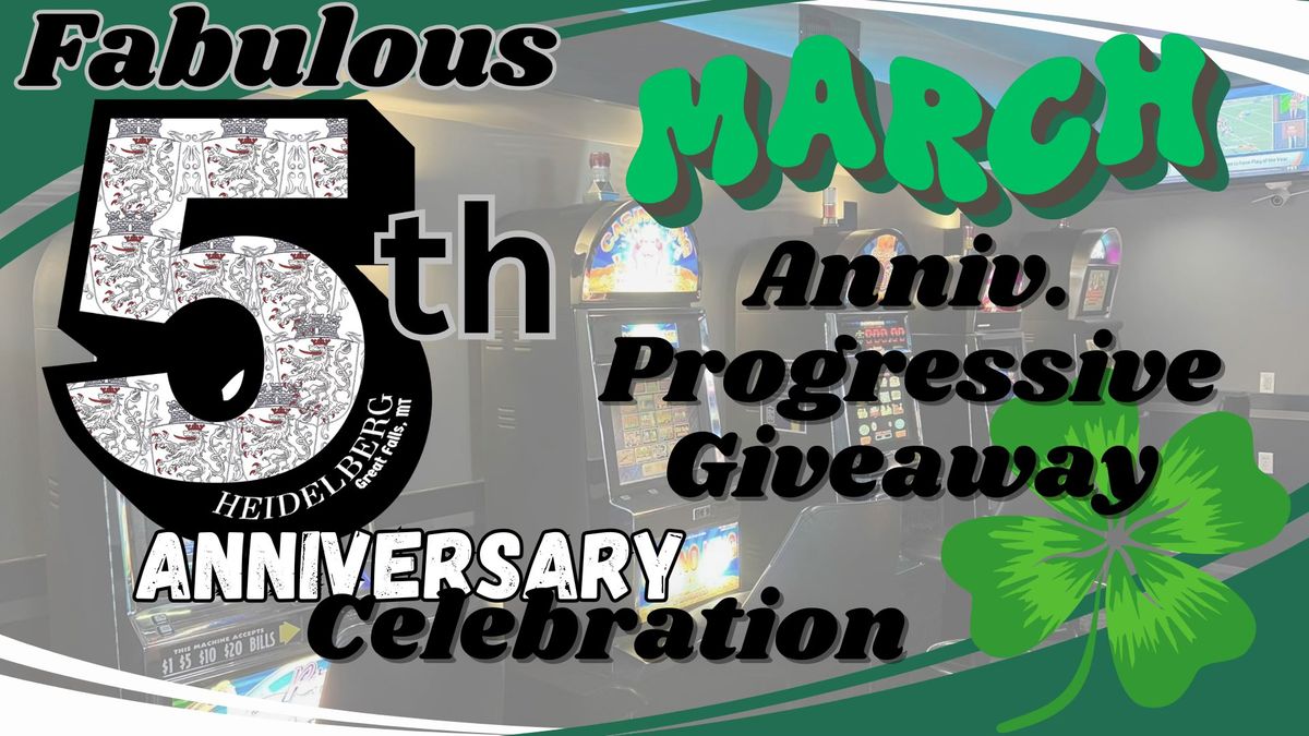 March Anniv. Casino Progressive Giveaway!