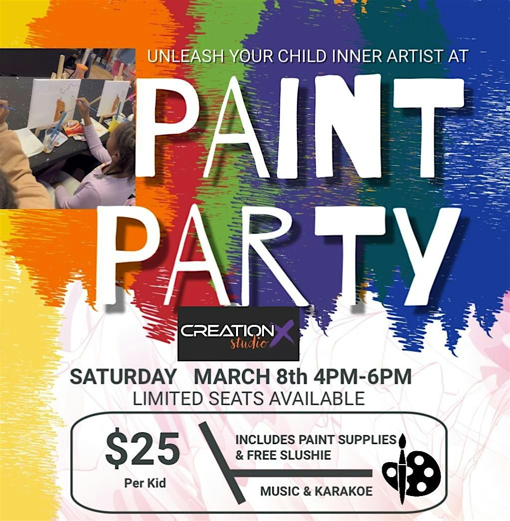 Kids Party &Paint Night