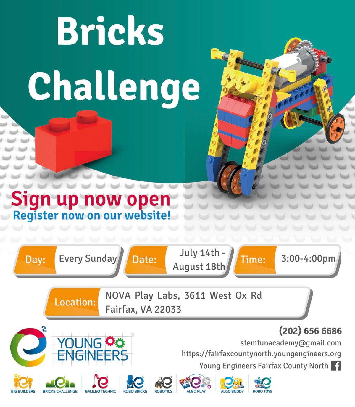 Young Engineers Bricks Challenge Sessions