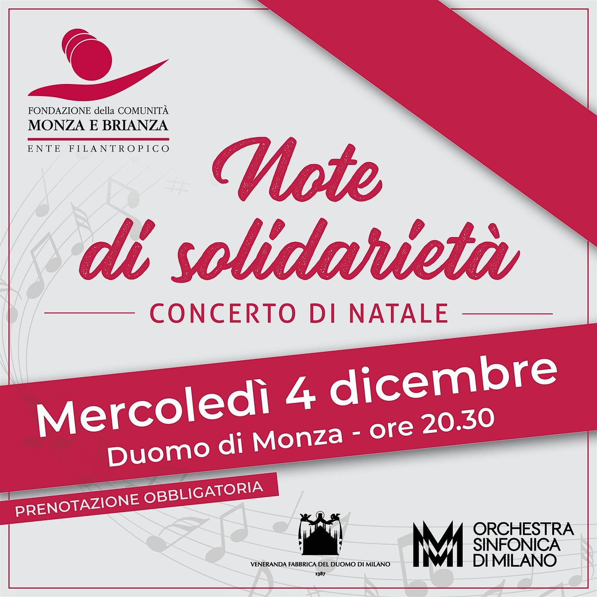 Note di solidariet\u00e0 2024: concerto di Natale