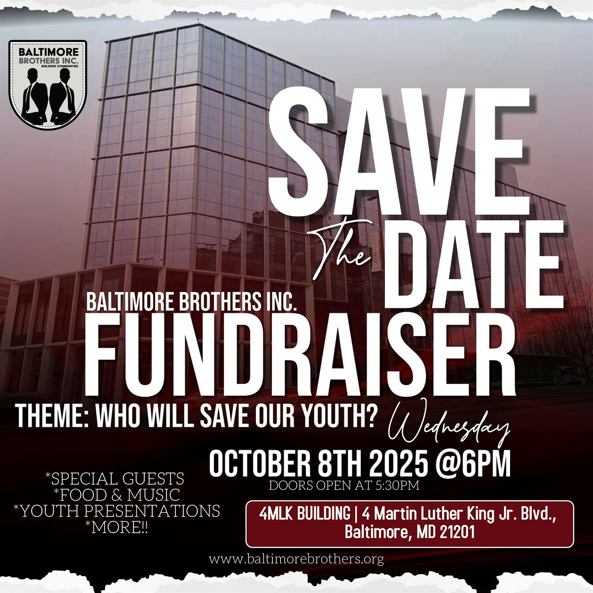 Baltimore Brothers 10-Year Anniversary Fundraiser