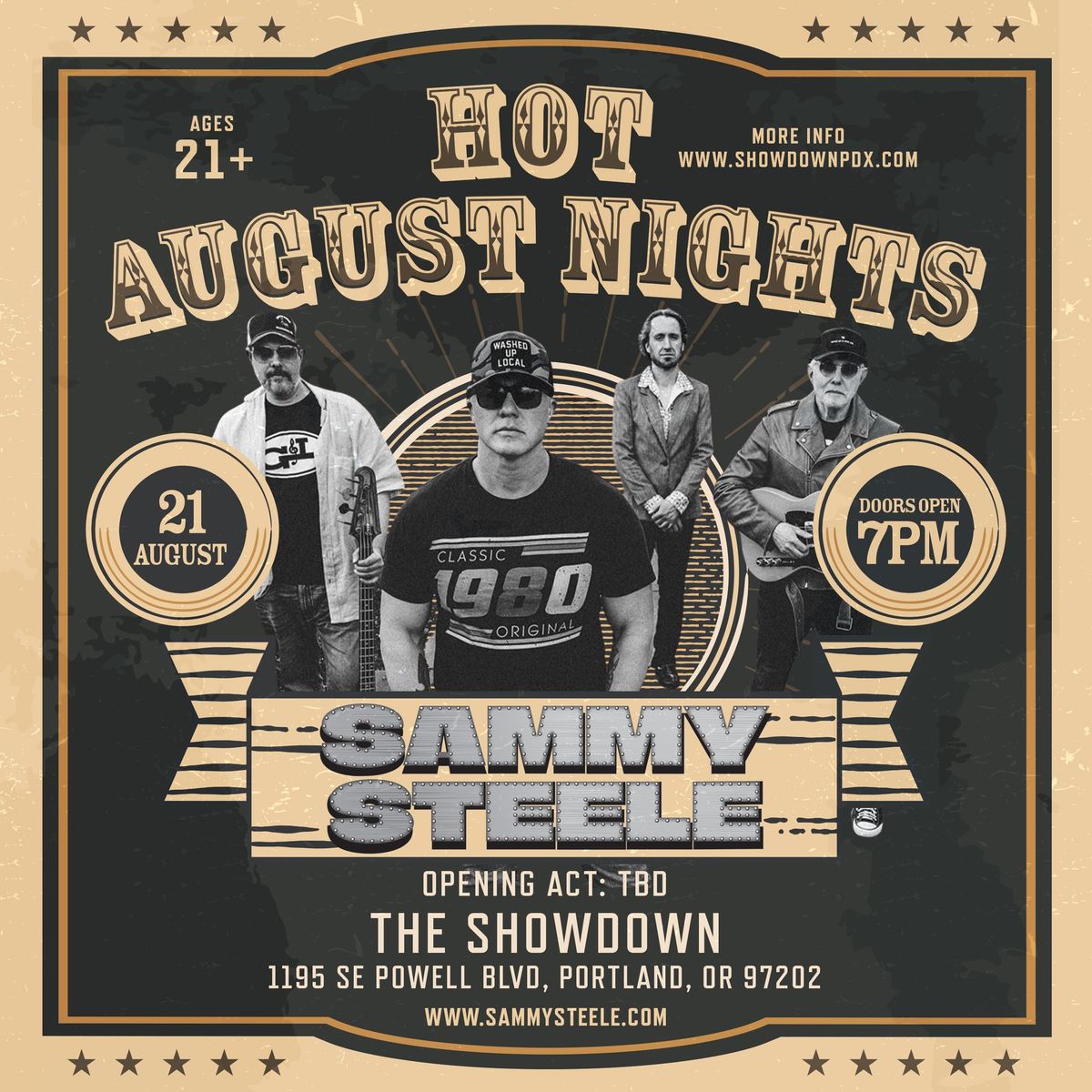 Sammy Steele - Hot August Nights - Showdown PDX