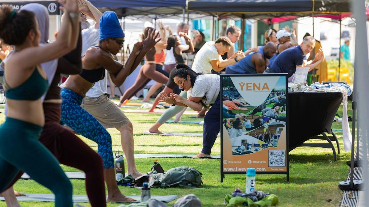 Yoga with Stefanie powered by Yena at Klyde Warren Park