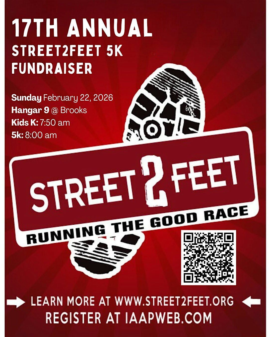 17th Annual Street2Feet 5k Fundraiser