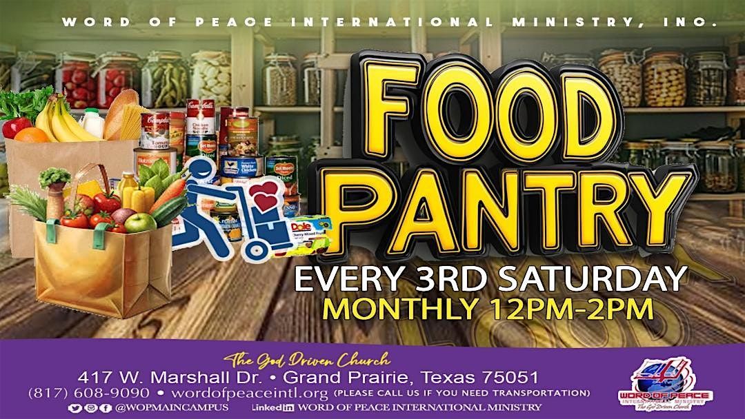 Monthly Drive-thru Food Pantry