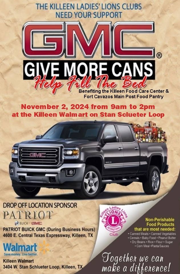 Fill the Truck  Food Drive