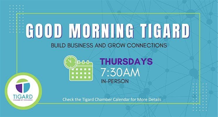 Good Morning Tigard hosted by Community Warehouse