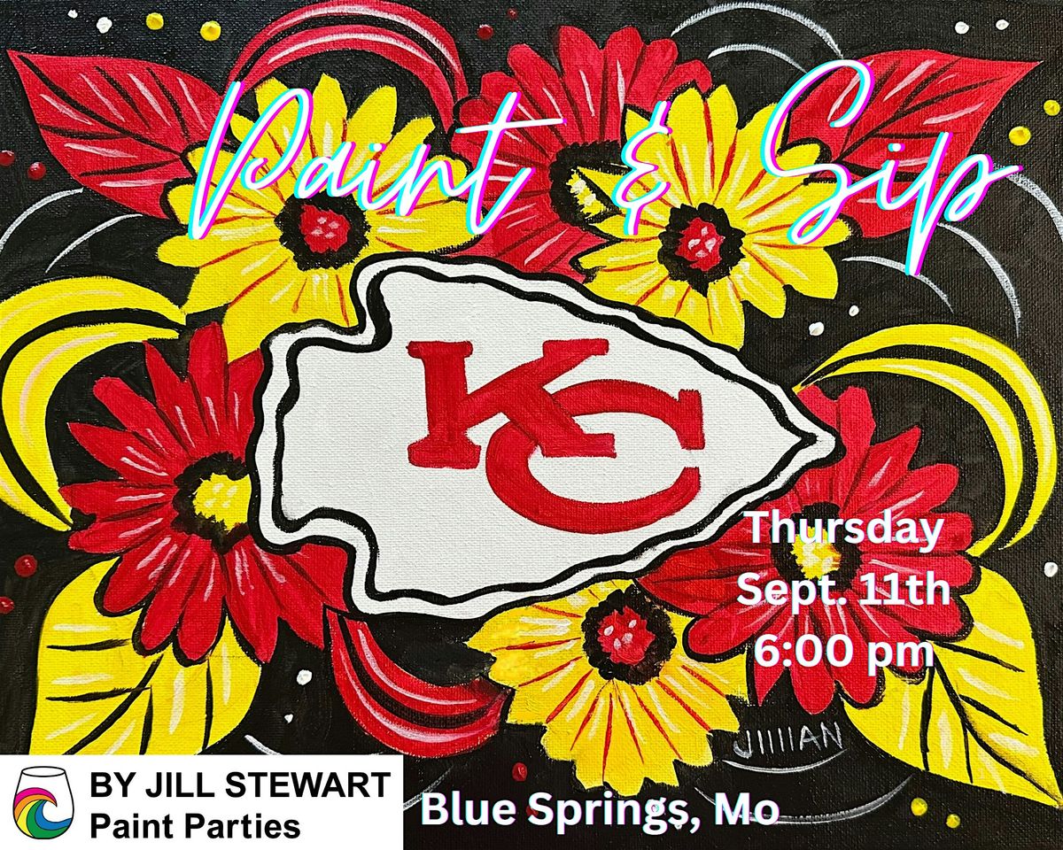 Chiefs Sunflower Paint Party 1