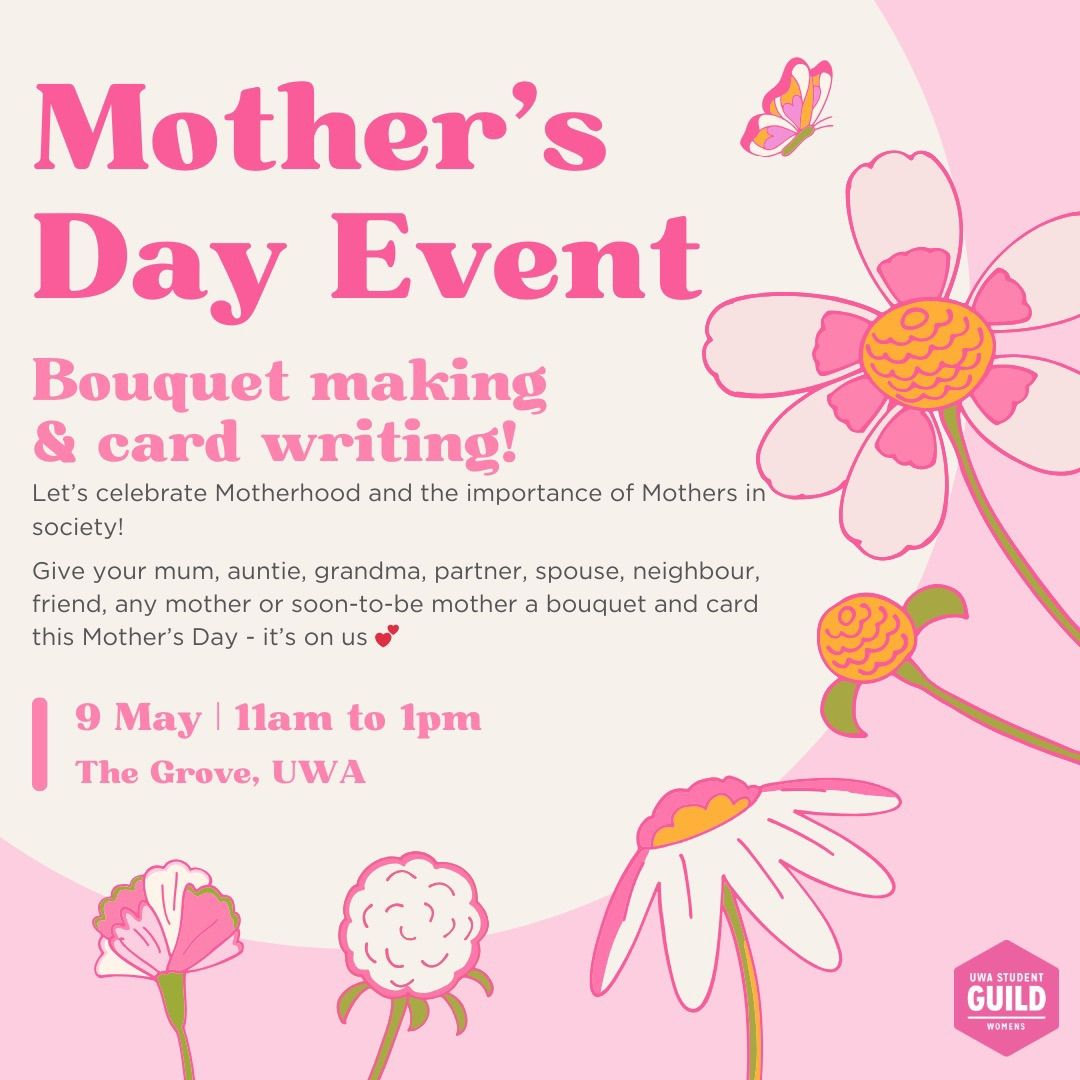 Mother\u2019s Day Bouquet Making: Women\u2019s x Wellbeing