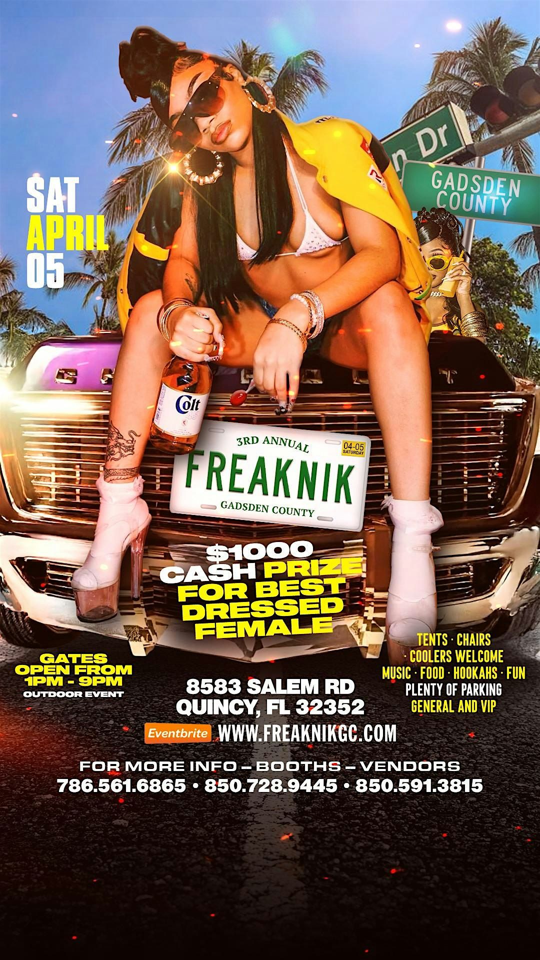 Freak Nik 25' Gadsden County Sat. April 05