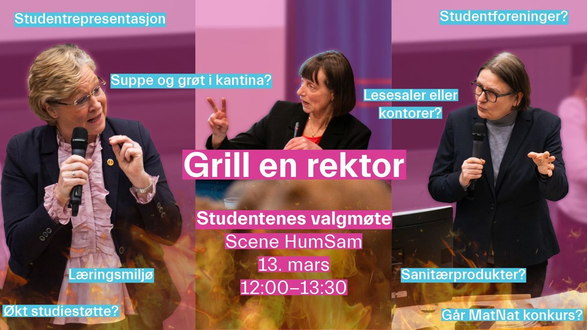 Grill en rektor: Studentenes valgm\u00f8te