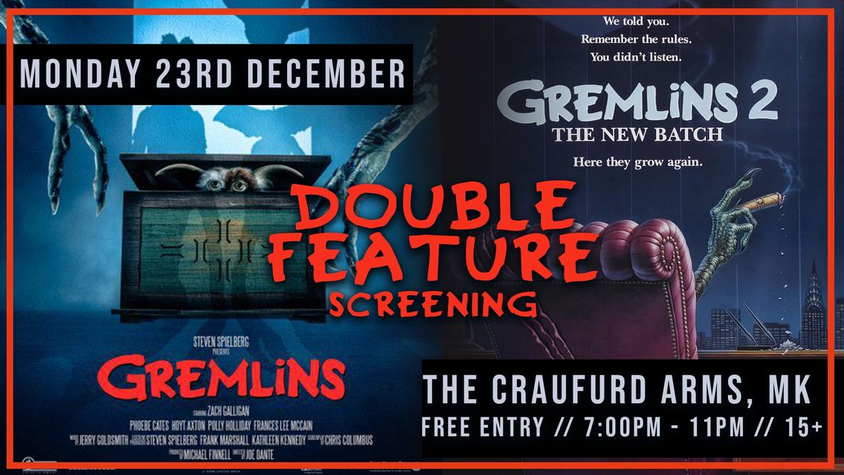 GREMLINS 1 & 2 Double Feature Screening *40th Anniversary!*