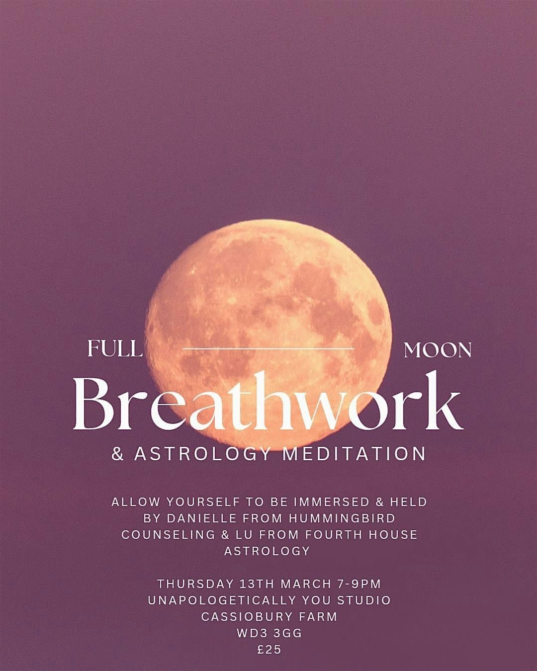 Full Moon Astrology Meditation and Breathwork