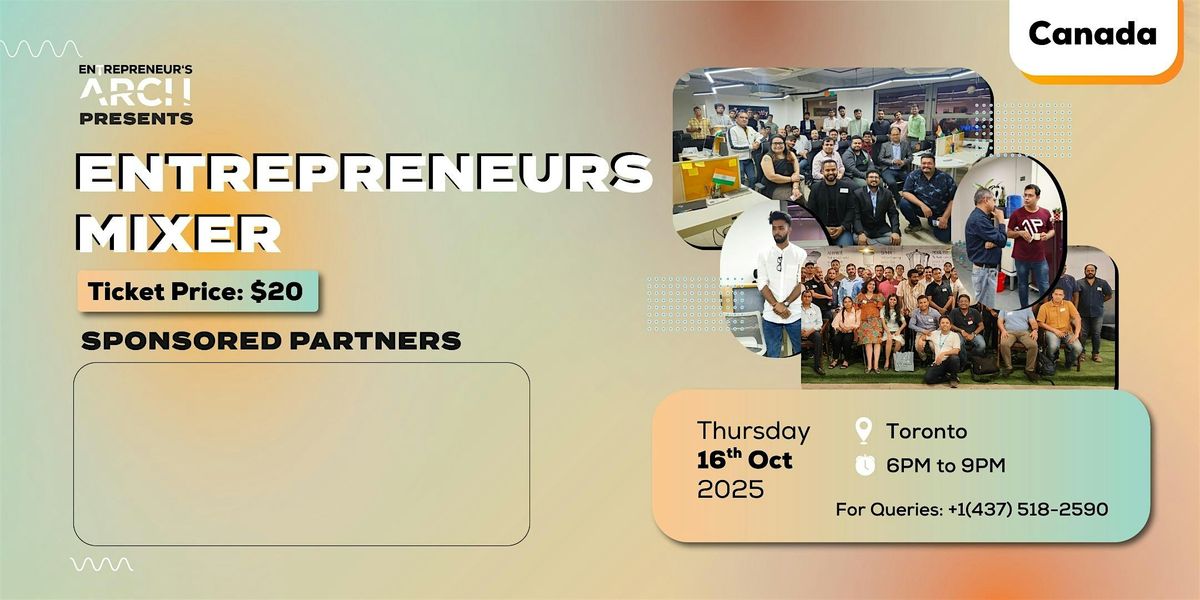 Entrepreneur's Mixer (Canada - Toronto)