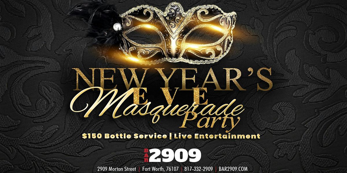 New Year's Eve Masquerade at BAR 2909