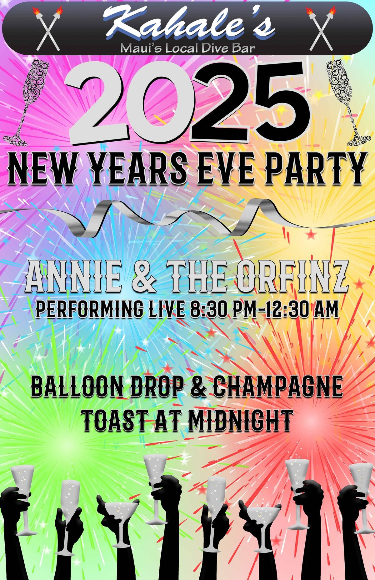 Aloha Amplified New Years Eve Party with Annie & the Orfinz