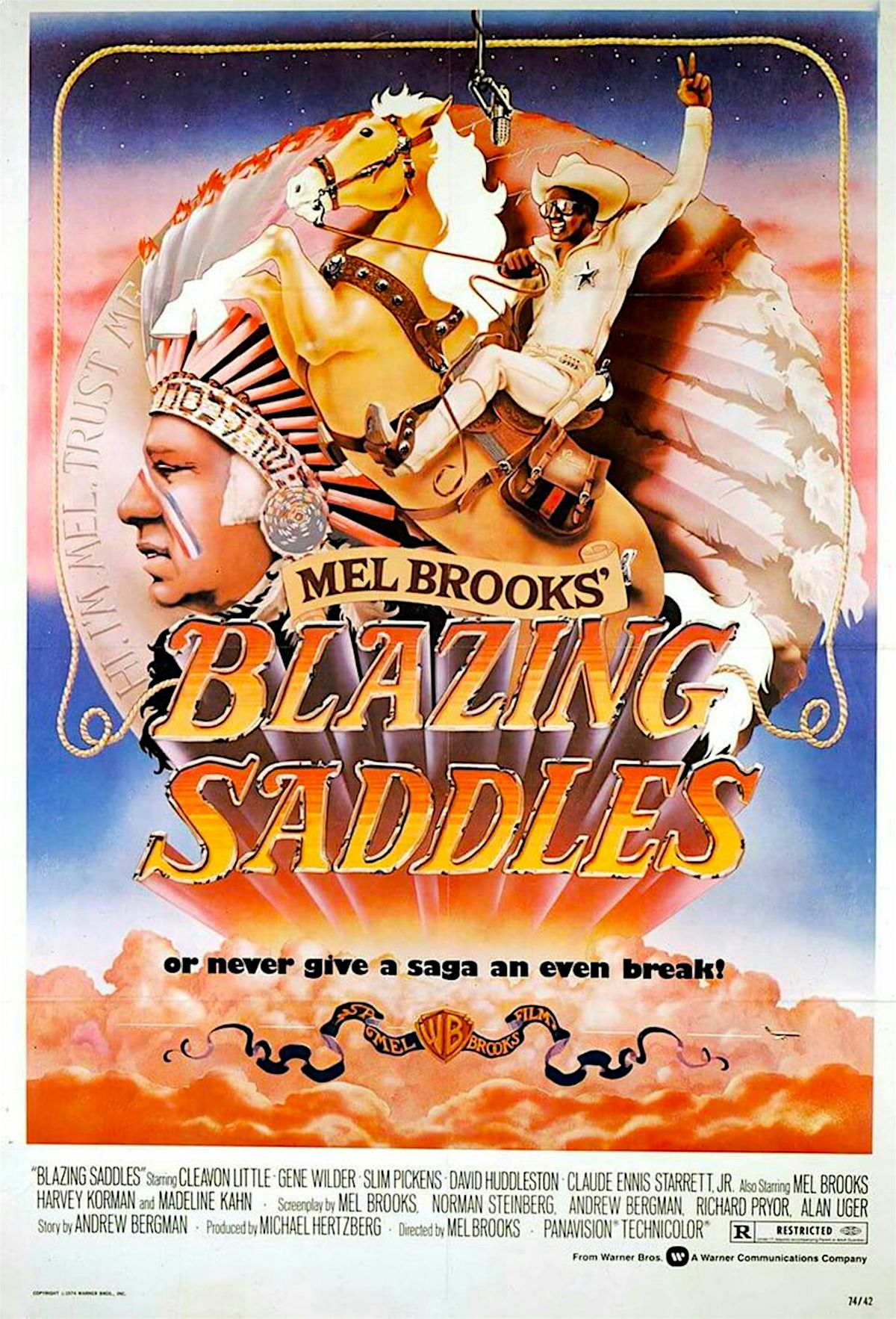 Blazing Saddles - Incredibly Funny Classic Film at the Select Theater